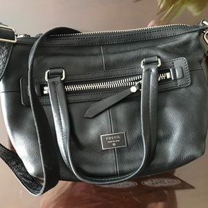 Genuine leather Fossil bag